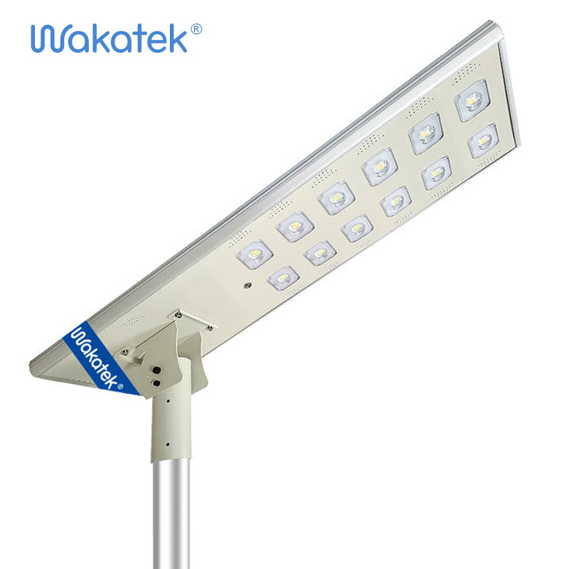 wakatek 100w 120w  all in one solar street light 